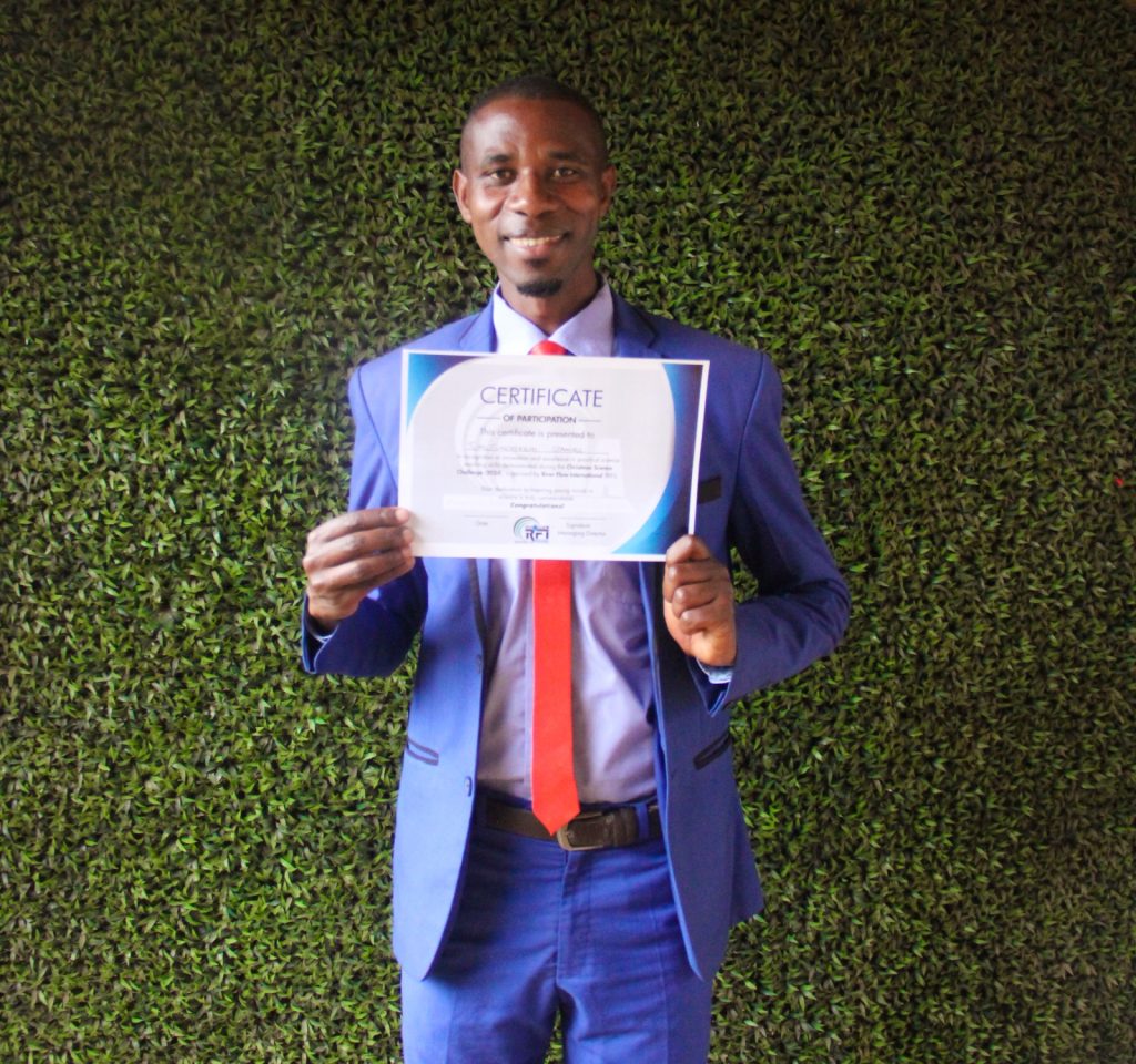 Tr. Tumutungirehi James, a teacher at Nyakabungo Primary School in Sheema District